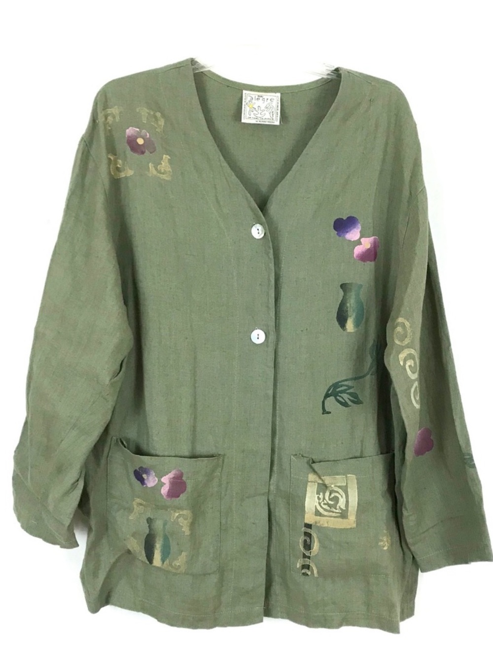 Play Alegre Lagenlook tunic Linen art to wear top